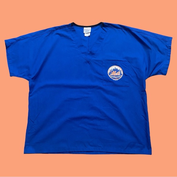 ❗️SOLD❗️Cherokee MLB 2004 New York Mets Scrub Uniform - Picture 1 of 7